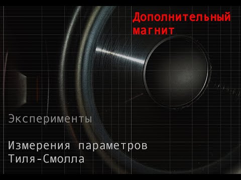 Дополнительный магнит на динамик. Измерение параметров Тиля-Смолла и АЧХ в программе REW.