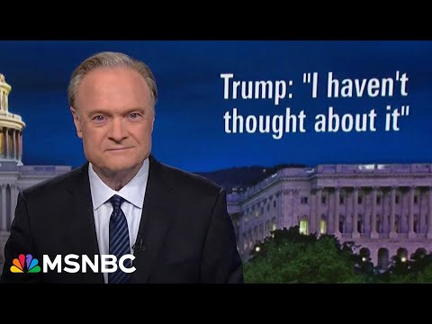 Lawrence: Today Trump proved there is no way he can fake sounding smart about anything