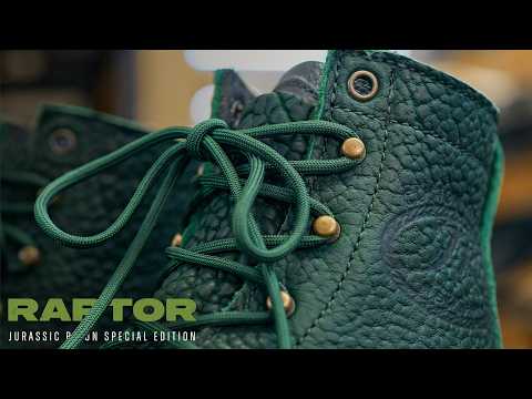 Handmaking RARE Bison Leather Boots | The RaptorX