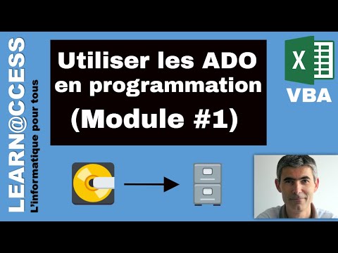 VBA - Comment utiliser les Connexion ADO (Video #1)