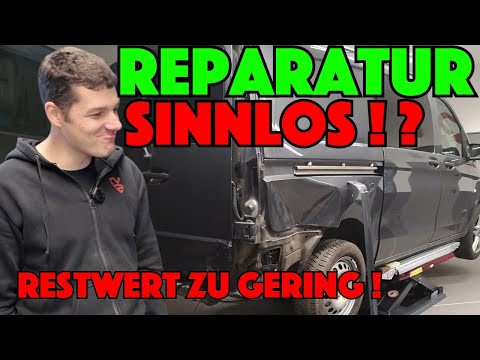 Unfallreparatur des Versicherungsschaden sinnlos! Jean-Pierre will es durchziehen, Aufwand ist egal