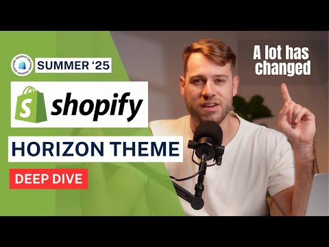 Shopify Horizon Theme - ES Modules, View Transitions, Nested CSS, Container Queries & more