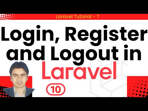 Login,Registration and Logout with PHP Laravel 10 #laravel10 #laravel #laravelframework  #laravelphp