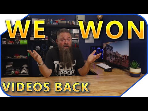 WE WON - Videos Restored!!!