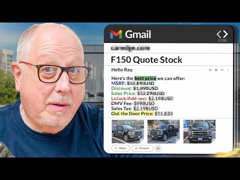 Emailing 100 FORD DEALERS to Get the PRICE of the SAME TRUCK Pt. 2 (2025)