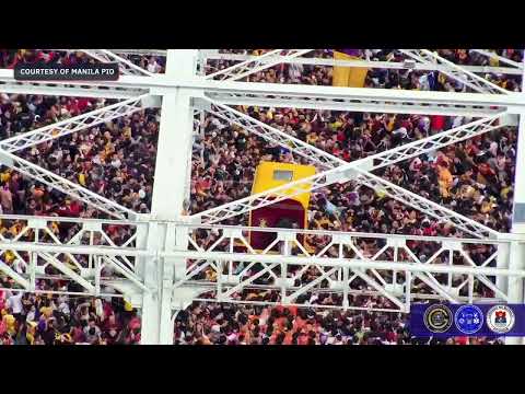 Traslacion 2026 procession reaches Ayala Bridge