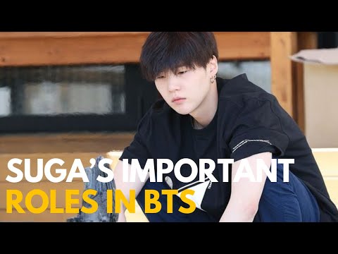 bts suga's seven important roles in bts & he's excelling in all of them
