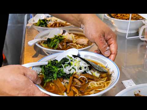 朝5時半開店→3時間で売り切れるワンオペ店主が躍動する東京最強朝ラーメン店!