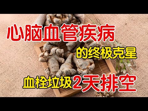 心脑血管疾病的终极克星，通堵血管如清淤，血栓悄悄跑，中老年人必藏！【养生有道】