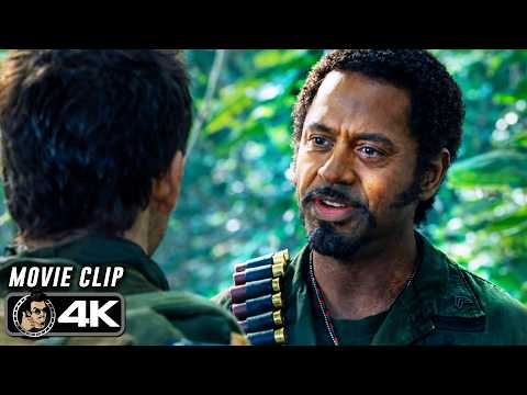 TROPIC THUNDER | Never Go Full R*tard (2008) Movie CLIP 4K