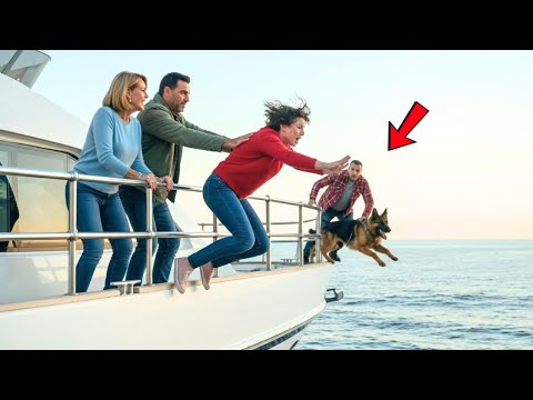 “My Parents Pushed Me Into the Sea!” She Screamed as She Sank. What Would a Veteran and His Dog Do?