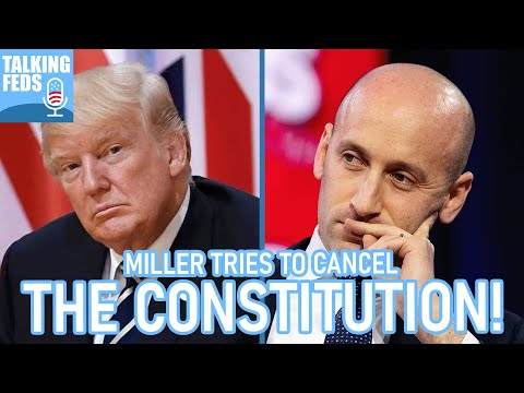 Stephen Miller's Anti-Constitution Plot Gets TORCHED by Legal Expert