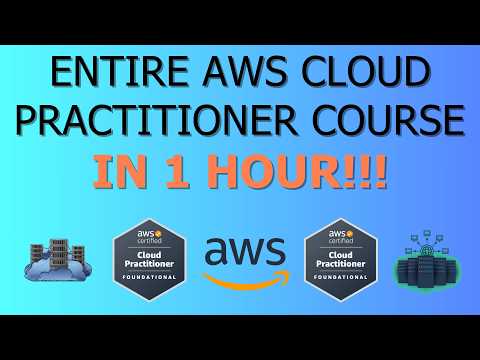 AWS Cloud Practitioner Crash Course in 1 HOUR!!! AWS Certified, AWS Cloud Practitioner