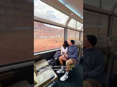This luxury train through the Rockies broke my brain #traintravel #luxurytrain  #americanwest