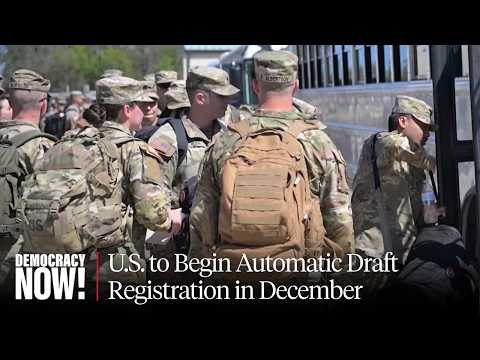 U.S. to Begin Automatic Draft Registration in December
