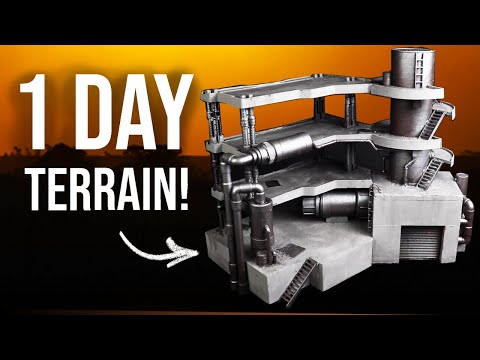 1 DAY TERRAIN BUILD - Abandoned Factory