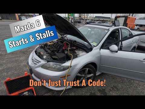 Mazda 6 - Starts and stalls! | Diag & Fix! | Misleading Code!