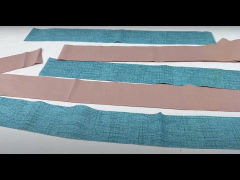 Just look how beautifully these strips of fabric transform | Sewing for beginners | Patchwork