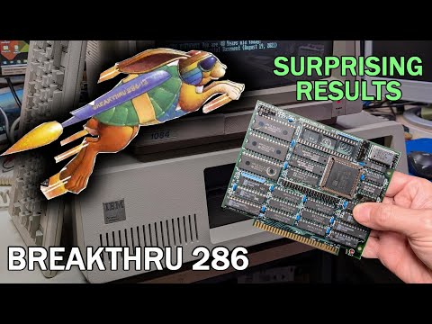 This card claims to make your IBM PC or XT five to ten times faster (Breakthru 286)