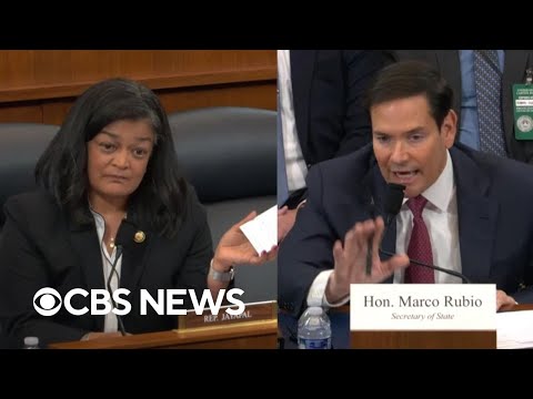 Rubio, Jayapal have fiery exchange about Afrikaner refugee's antisemitic tweet, student visas