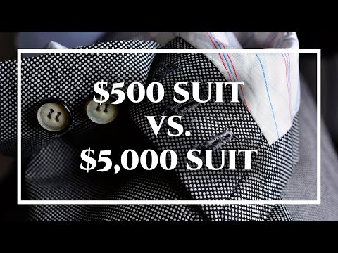 Difference Between Cheap $500 Custom Suit & $5,000 Tailor-Made Bespoke  Suits