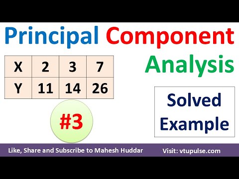 3. Principal Component Analysis Example | PCA Example Dimensionality Reduction Vidya Mahesh Huddar