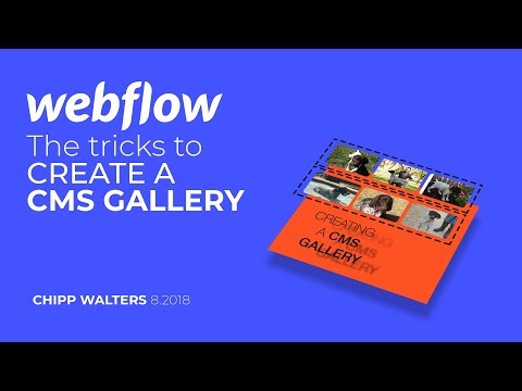 CMS Gallery tricks in Webflow