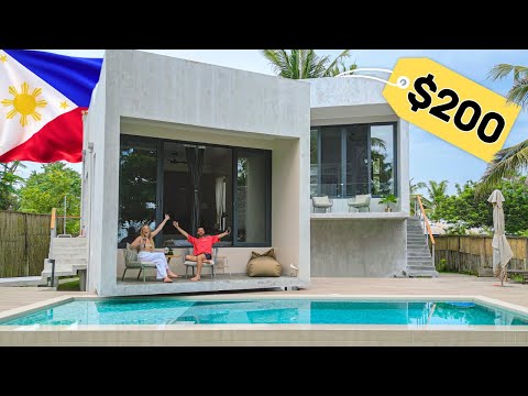 $200 LUXURY Villa in The Philippines: Treated Like ROYALTY!