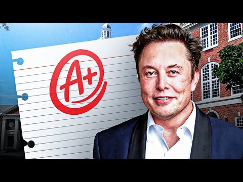 How Good Was Elon Musk In School?