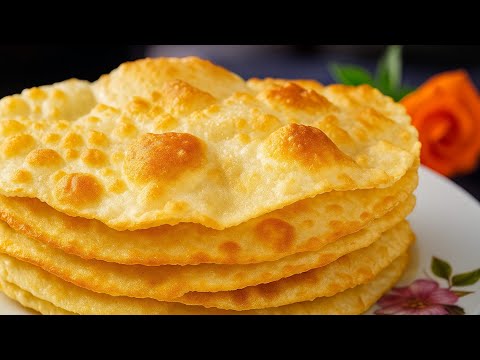 Flour and boiling water! So simple, I never tire of making them! Just 3 ingredients!