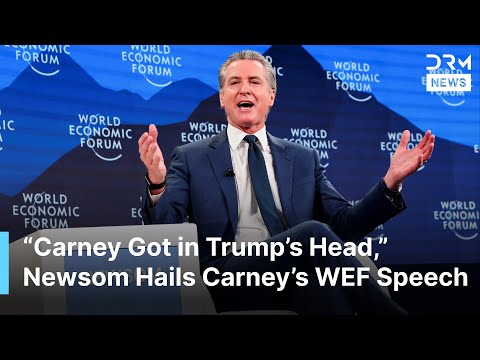 “Carney Got in Trump’s Head,” Newsom Hails Carney’s Historic WEF Speech on Global Leadership | AQ1B