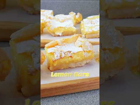 Lemon Bars. Recipe on our channel! #lemonbars #cookingwithkurt #recipevideo #bakingtime