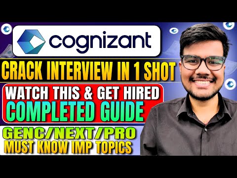 🚨Cognizant Interview 2025: Most Asked Topics & Complete Guide!