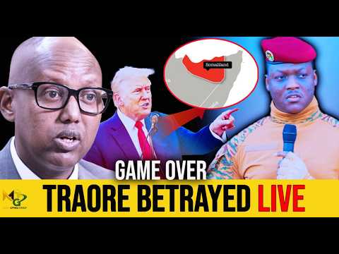 🔥 TRAORE BETRAYED LIVE! Somaliland SHOCKS Africa! Offers US & Israel Minerals + Military Base