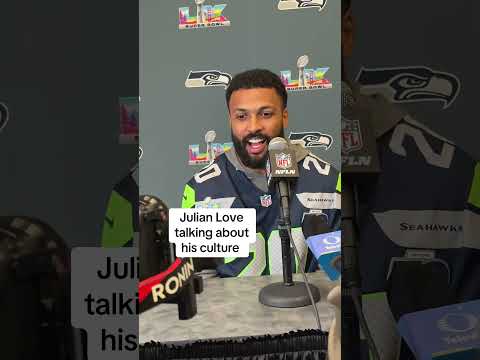 Julian Love of the Seattle Seahawks #nfl #superbowl