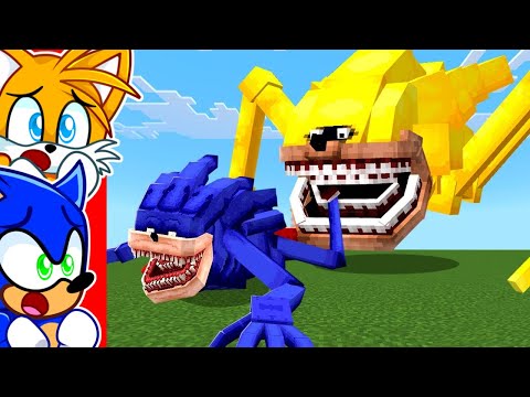 Shin Sonic Vs Super Shin Sonic in Minecraft!