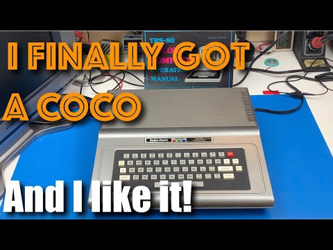 I finally got a TRS-80 Color Computer 1