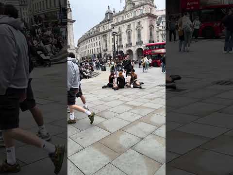 Fun time at Piccadilly Circus