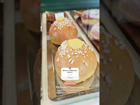 GEM series: Best pastry caffe at Bassano  #zabaglione #bestpastry #applepuff #italy #masterchef