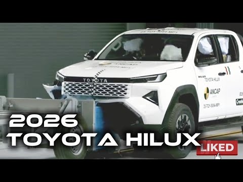 2026 Toyota Hilux Crash Test - Safety Toyota! #toyota #toyotahilux #2026toyota