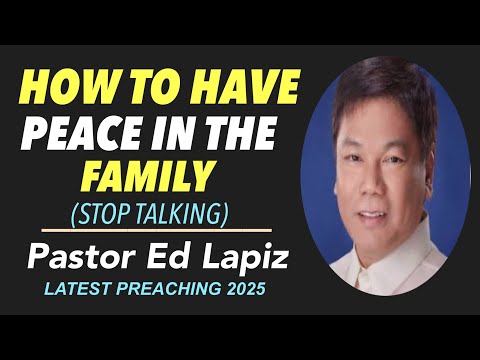 HOW TO HAVE PEACE IN THE FAMILY (stop talking)