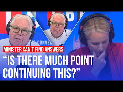 Treasury minister falls apart when asked about her own announcement