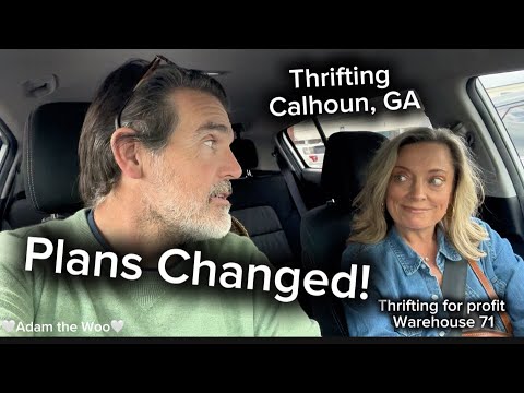 Thrifting Day Takes a Turn! Calhoun, GA | Thrifting for Profit | remembering Adam the Woo