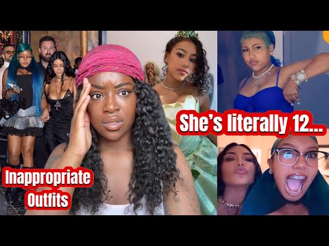 WTF are KIM and KANYE doing to NORTH WEST?..IT’S CREEPY