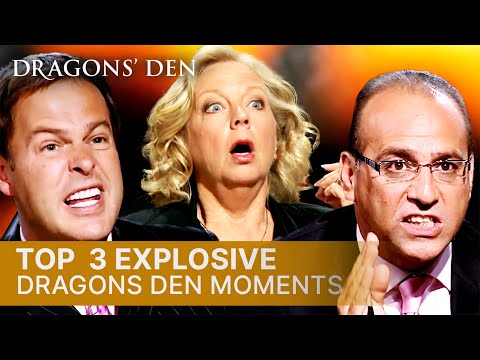 Top 3 Explosive Dragons’ Den Moments 💥 | Brutal Rejections | Dragons' Den