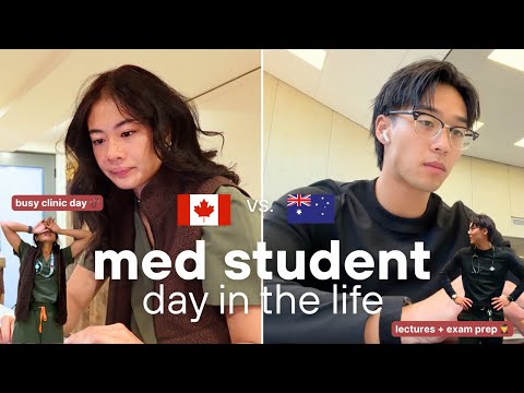 canadian 🇨🇦 vs australian 🇦🇺 med school day in the life