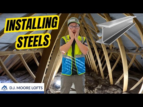 How To Install Steels Loft Conversion! Day 1 - DJ MOORE LOFTS