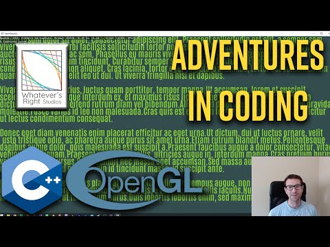 Improving Learn OpenGL's Text Rendering Example | Adventures in Coding