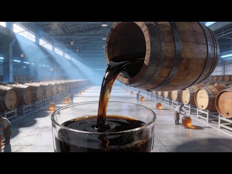 Inside the Balsamic Vinegar Factory – How Fermented Grapes Become a Noble Liquid   Full Process