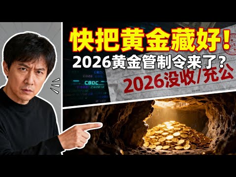 揭秘 2026 可能實施的「黃金管制令」！不想被充公？這「3 個藏金地點」連金管會都查不到！#黃金 #投資 #現金 #黃金管制令 #藏金地點 #歷史相似 #財務知識 #投資理財